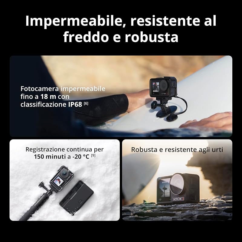 Osmo Action 4 Combo Standard, action cam 4K/120fps