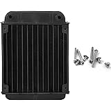YXQ 12 Pipes Aluminum Heat Exchanger Computer Radiator Water Cooling Cooler 6.22 x 4.72 x 1.18 inch for CPU Heat Sink