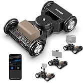 NEEWER DL400 Upgraded Motorized Camera Slider Dolly with App Control | Dual Motor Drive, Non Slip Wheels, 5H, Compatible with GoPro iPhone 18 Pro Max Android Samsung Phone, DSLR Camera, Camcorder