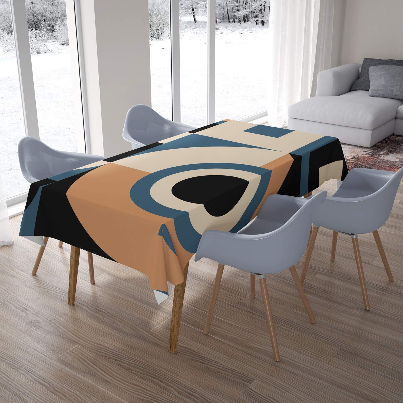 Bonamaison Kitchen Decoration, Tablecloth, 140cm x 200cm - Designed and Manufactured in Turkey
