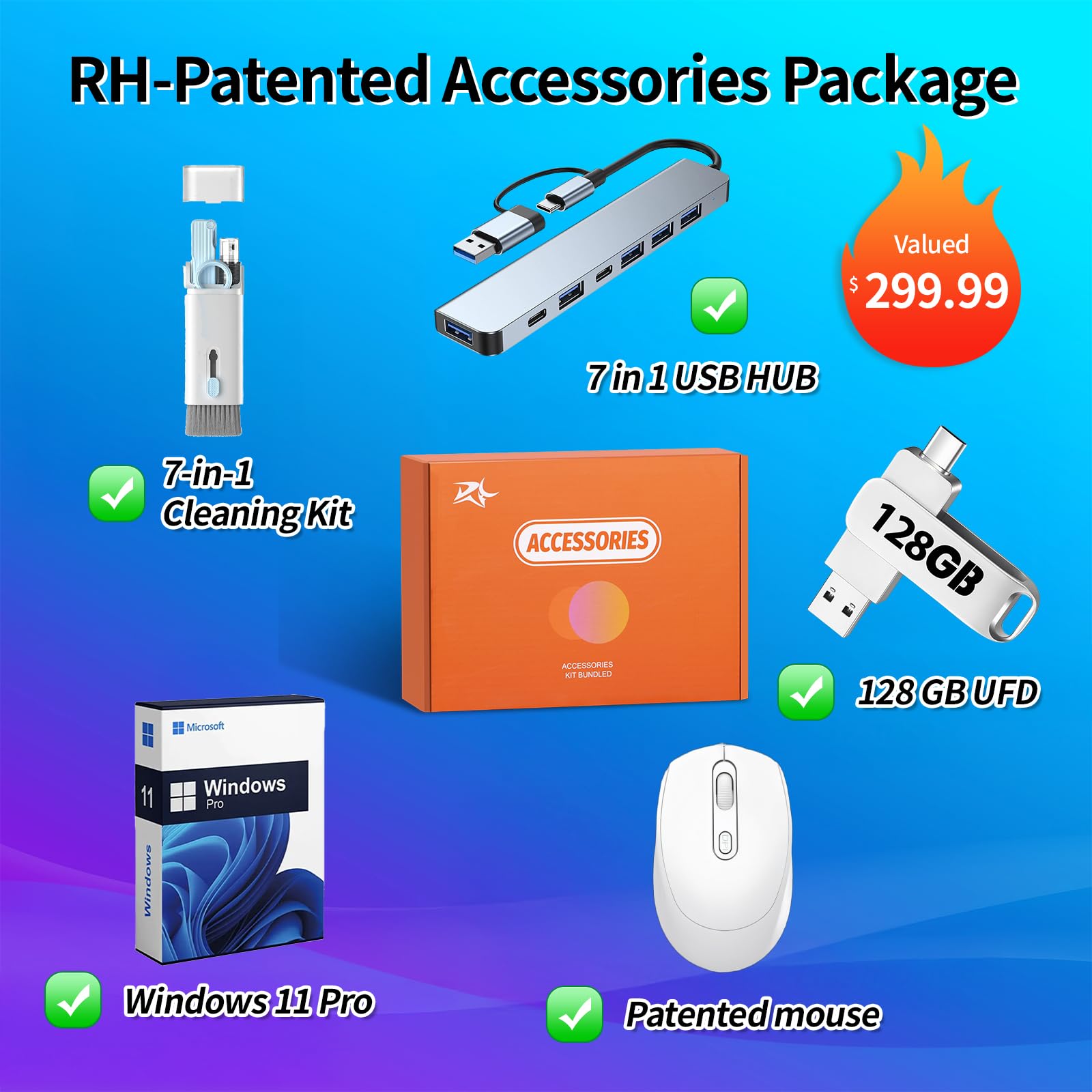 Dell 2025 Inspiron 16 5640 Touchscreen Business Laptop, 16 inch FHD+ WUXGA, Intel 7 150U(Up to 5.4GHz), 64 GB DDR5, 2 TB SSD, FHD Cam, Backlit Keyboard, Fingerprint Reader, Windows 11 Pro, Accessories