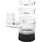 FoxAlien 69mm Diameter 3-in-1 Dust Shoe for CNC Router, Compatible with 52mm Spindle Motor and 65mm Router, Hose Diameter 38m