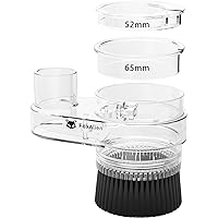 FoxAlien 69mm Diameter 3-in-1 Dust Shoe for CNC Router, Compatible with 52mm Spindle Motor and 65mm Router, Hose Diameter 38m