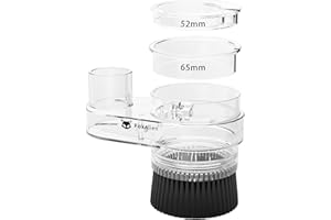 FoxAlien 69mm Diameter Dust Shoe for CNC Router Machine, Compatible with 52mm Spindle Motor and 65mm Router, Hose Diameter 38mm