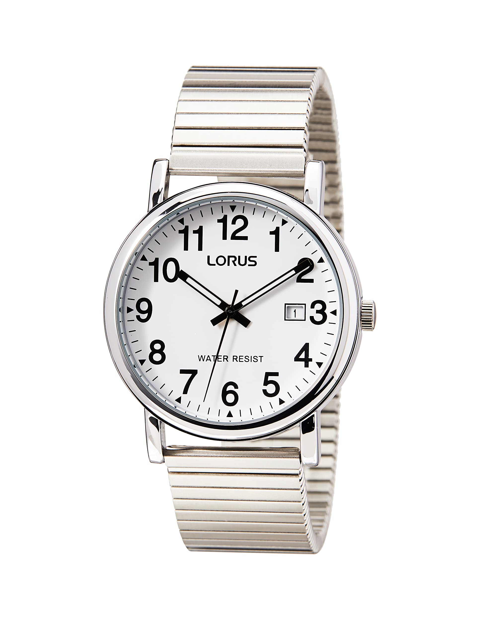 Lorus RG859CX5 Women's Analogue Quartz Watch with Metal Strap, silver, Minimal