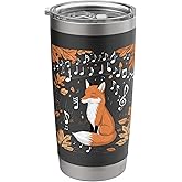 Fox In The Forest, Melody Of Nature Stainless Steel Insulated Tumbler
