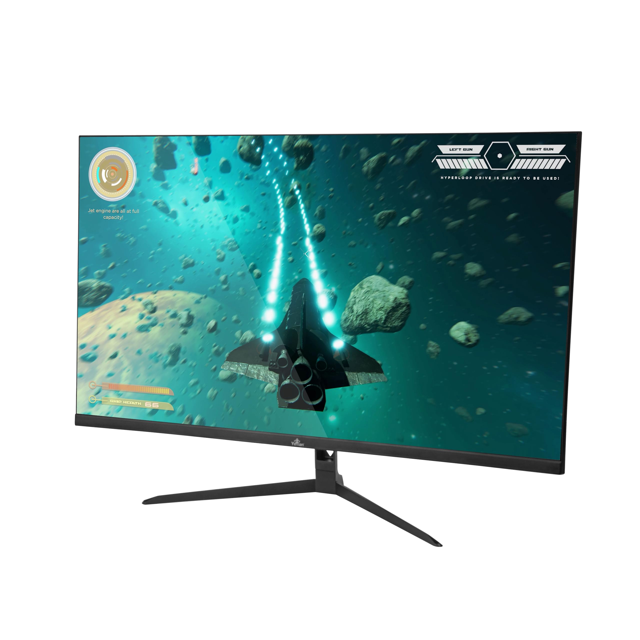 YEYIAN ODRAZ 32” PC Gaming Frameless 4K UHD HDR Monitor 3840x2160 IPS Panel, 1 Billion Colors, Low Blue, 350cd/m2, 1000:1, 60Hz, 4ms, 16:9, 178°, G-Sync, FreeSync, DP/HDMI/USB, Speakers, VESA, Tilt