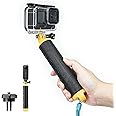 TELESIN Floating Gopro Stick Floating Selfie Stick for GoPro Hero 13 12 11 10 9 8 7 6, Fusion, Max, DJI and Most Action Cameras - for Snorkeling, Surfing, Waterparks
