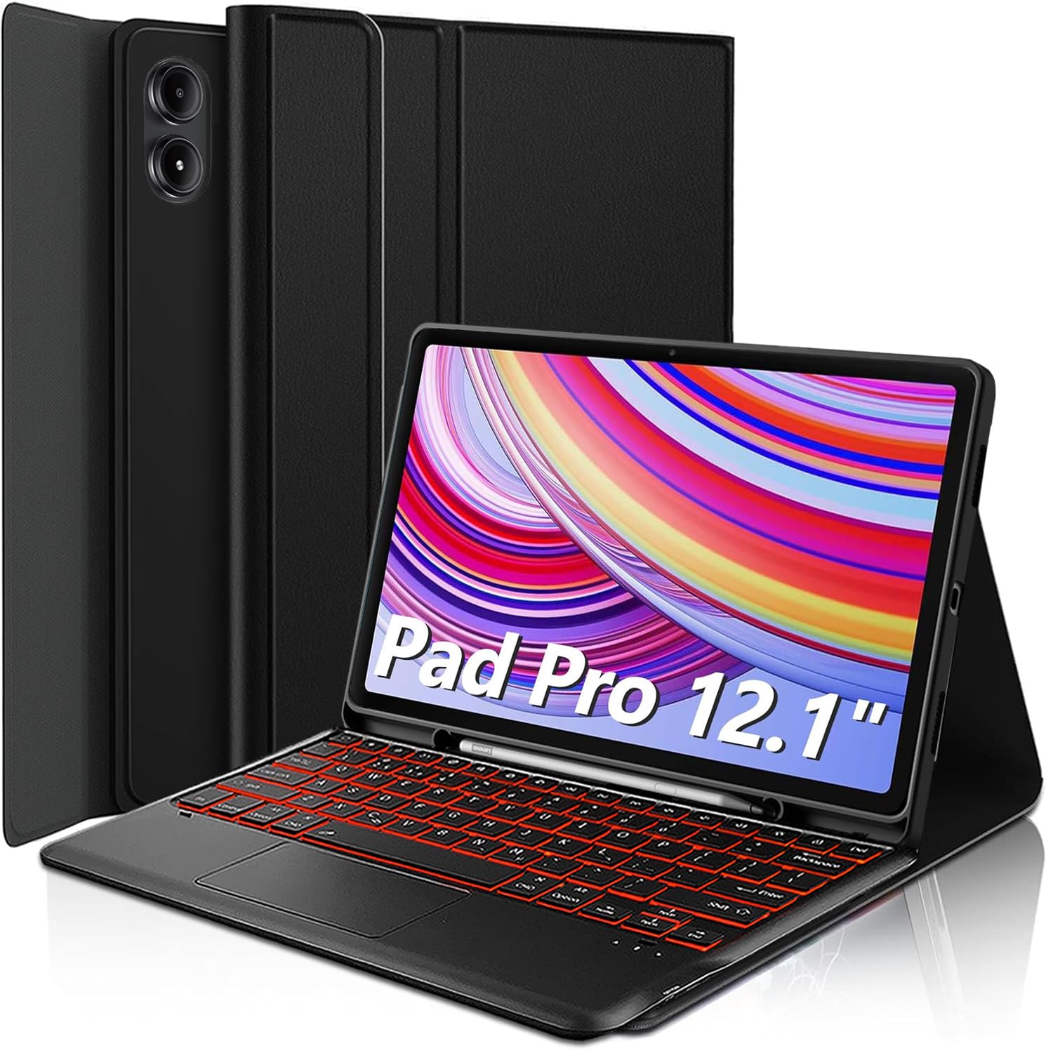 LDSOYIA Touchpad Keyboard Case for Xiaomi Redmi Pad