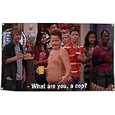 Funny Flag Gibby What are You, A Cop? 3 * 5 Feet With Four Brass Buttonholes For Hanging Suitable For Indoor And Outdoor University Dormitory Party Tapestry