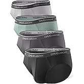 DAVID ARCHY Men's Underwear Briefs Rayon Made from Bamboo Wicking-Moisture Support Pouch Soft Underwear for Men 4 or 7 Pack