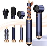 5 in 1 Hair Dryer Brush, Negative Ion Air Styler Wrap Hair Styler Upgrade Blow Dryer Brush Air Curler for Hair, Blowout Brush Set As A Gift for Straight/Curl/Drying/Smoothing
