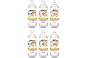 WESTERNMBY Canada Dry Diet Tonic Water, 1 L Bottle (6-Pack)