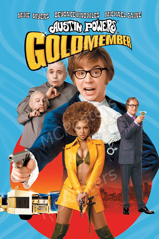 MCPosters Austin Powers Goldmember Who Shagged Me GLOSSY FINISH Movie Poster - MCP117 (24" x 36" (61cm x 91.5cm))