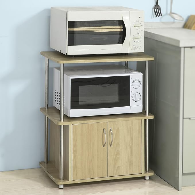SoBuy® FRG260-N Meuble Rangement Cuisine Étagère de Cuisine Micro-Ondes