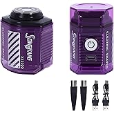 2 Pack Mini Electric Shaver Portable Travel Shavers Pocket Shaver USB-C Rechargeable Travel Razor for Men Electric Beard Trimmer Suitable for Home car Office and Business Travel Unisex Easy Cleaning