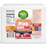 Rani Pink Cure Salt (Special Salt for Curing Meats) 160oz (10lbs) 4.54kg Bulk Box ~ Gluten Free | NON-GMO | Kosher | Vegan | Product of USA