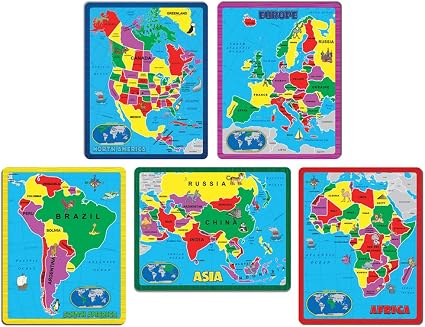 continents puzzles