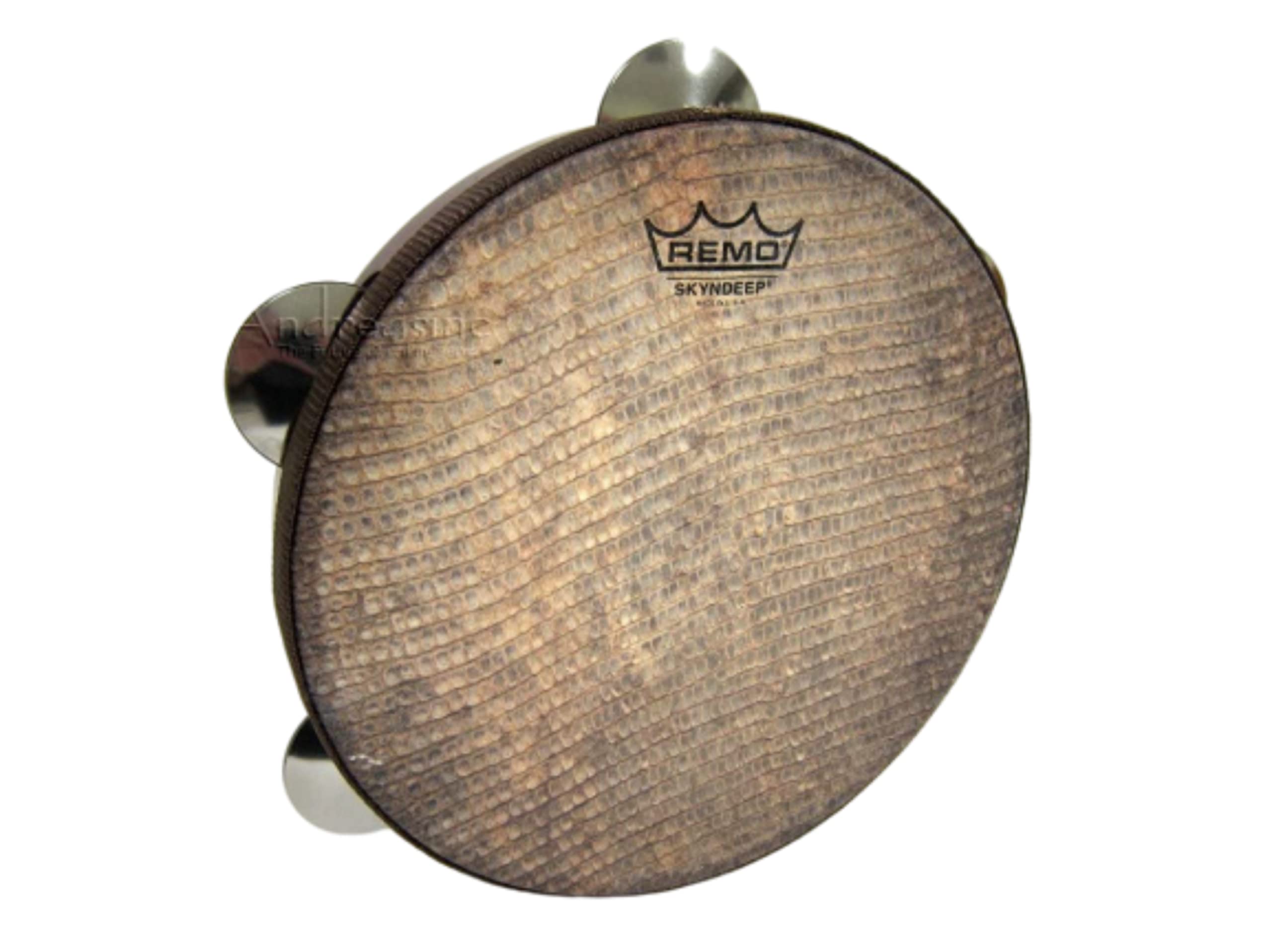 Remo Pandeiro Capoeira, Rahmentrommel, 10" x 1,75", Handtrommel für Drum Circle, Drum