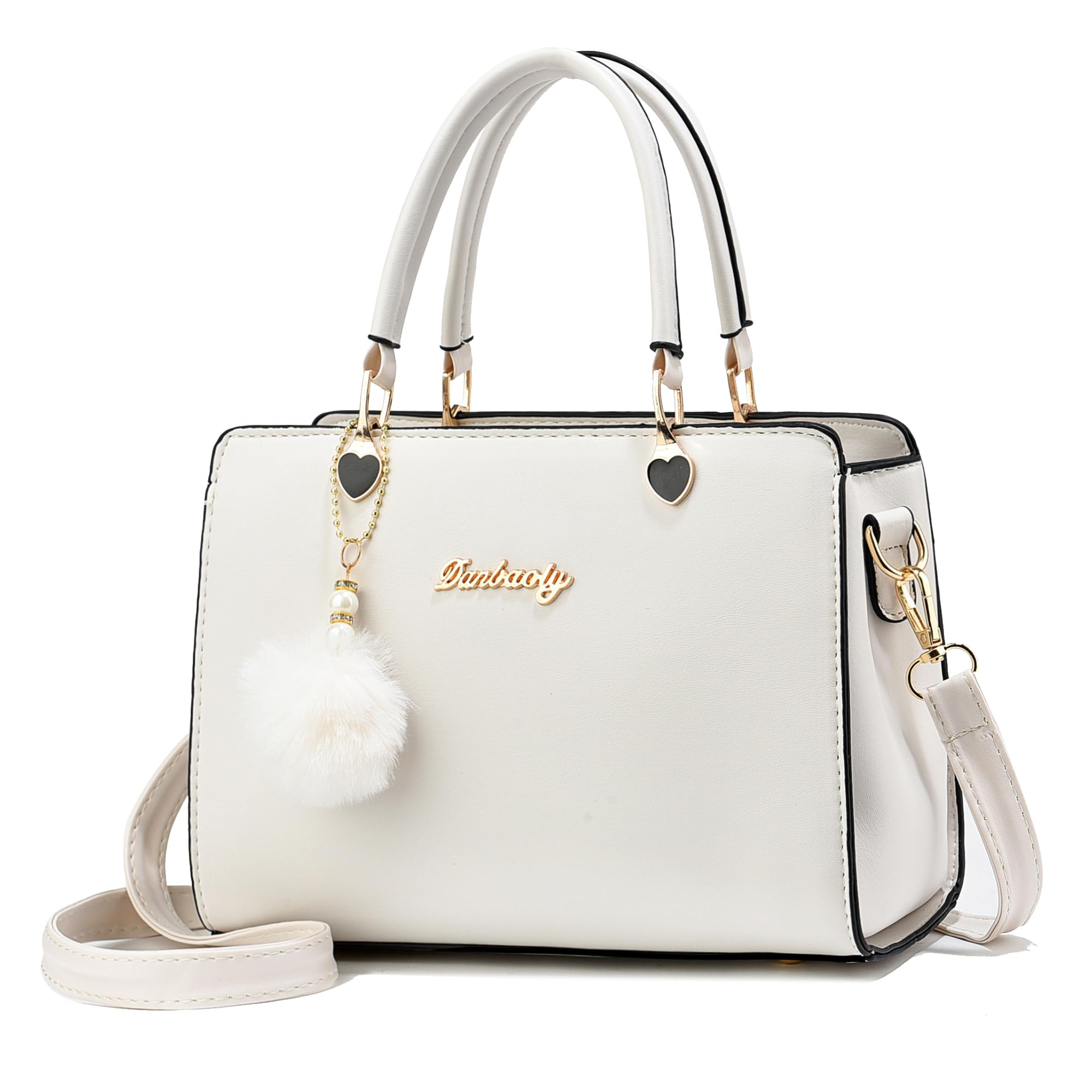 Photo 1 of Xiaoyu Fashion Purses and Handbags for Women Ladies Small Crossbody bag Top Handle Satchel Shoulder Bags Totes (White)