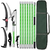 27 Feet Tree Pole Pruner Manual Branches Trimmer