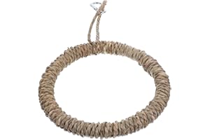 CATIEBYE Wear-Resistant Parrot Swing with Seagrass Ring Climbing Bird Perch for Cage Accessories Chew for