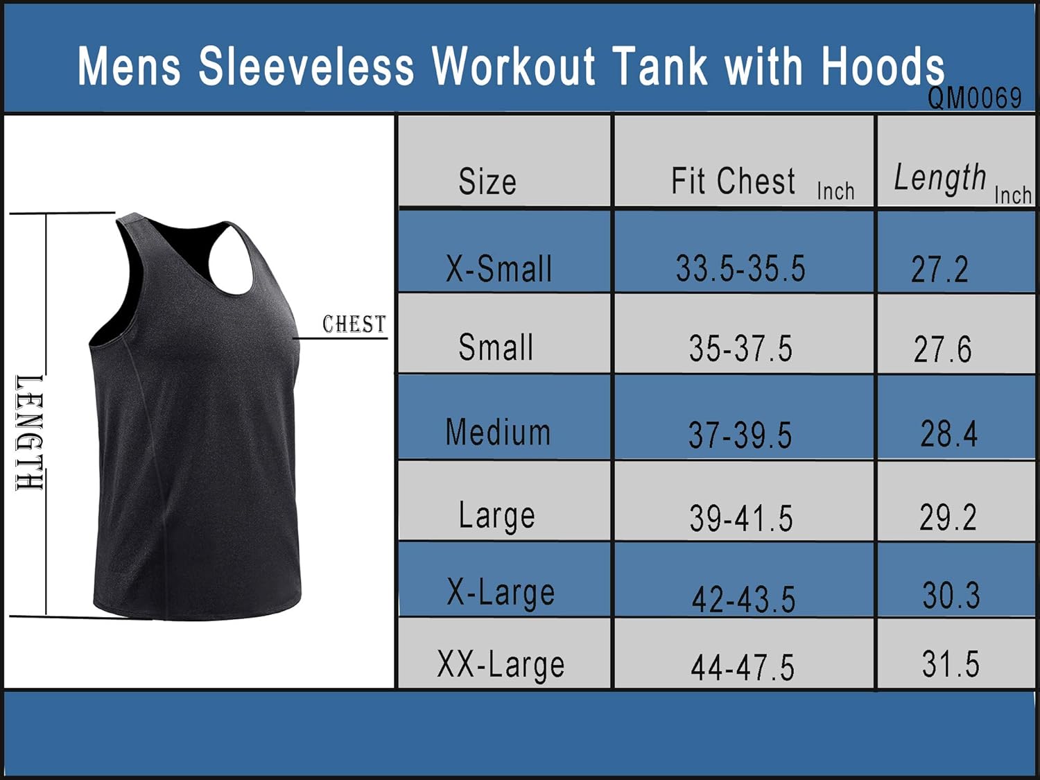 Cadmus Men's Cool Fit Workout Tank Tops: Clothing