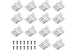 14pcs Belt Clips, 304 Stainless Steel Tool Hook Clips for Belt Replacement for 20V Power Tools and Screws Drill Belt Holder