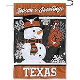 Texas Longhorns Holiday Winter Snow Garden Banner Flag