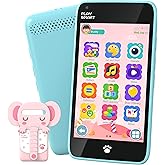 MOMILLA Kids Toys Phone with 3.97" Touchscreen Christmas Birthday Gifts for 3-9 Year Old, Toddler Toys Phone with Music Player Puzzle Games 16 GB Storage Christmas Toys for Boys Girls