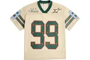 URMSPCL Jersey Shirts for Women Oversized Football Jerseys Number Graphic V Neck Short Sleeve Tshirts Tops Streetwear