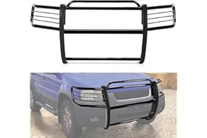 KUAFU Brush Grille Guard Compatible with 2001-2007 Ford Escape Front Bumper Grill Guard Grille Protective Cover Steel Powder Coated Black