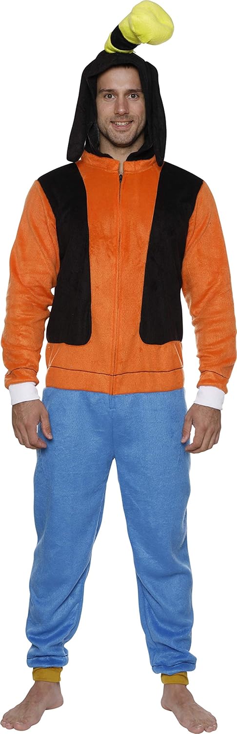 Disney Men's Goofy COS Play ONE Piece Pajama Union Suit at  Men’s Clothing store