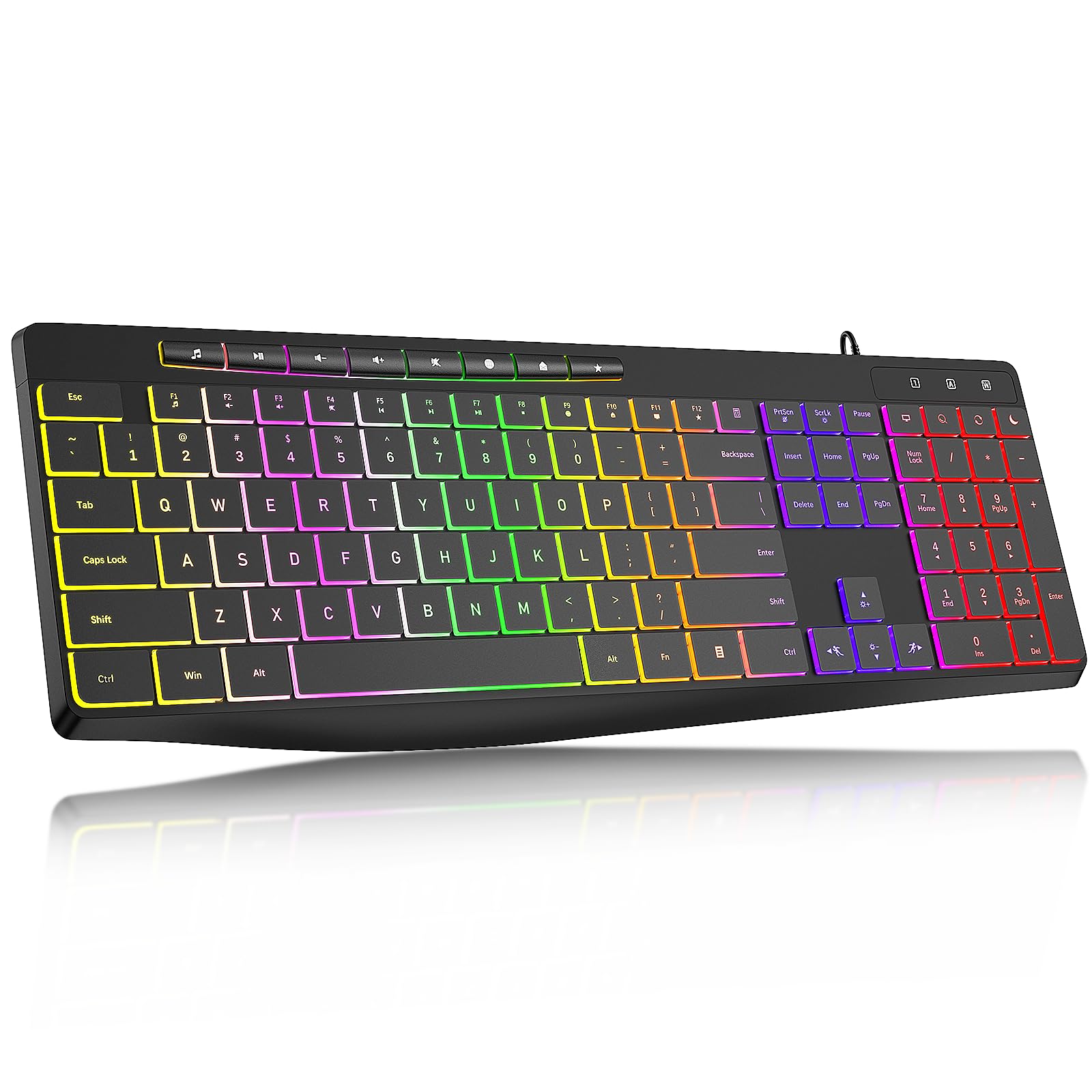 Mua Wired Keyboard with Backlit,Light Up Computer Keyboards with ...