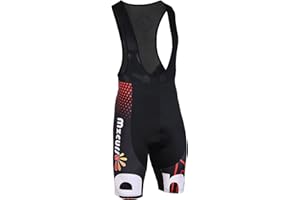 Mzcurse Men's Braces Gel 3D Padded Base Layer Tights Bib Underwear Shorts Pants