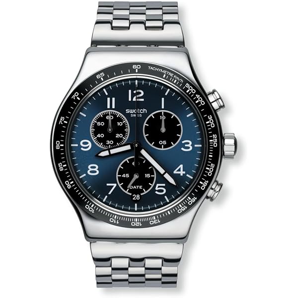 Swatch Irony Xlite Chronograph Grey Dial Mens Watch YYS4014