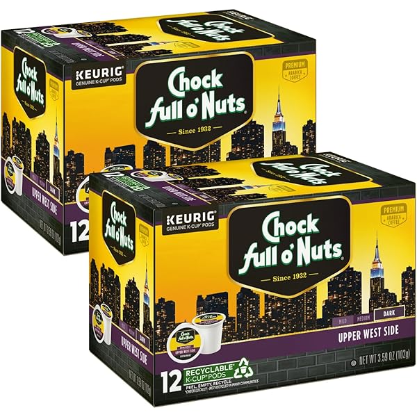 Amazon.com: Chock Full o'Nuts Colombian Coffee, Compatible with
