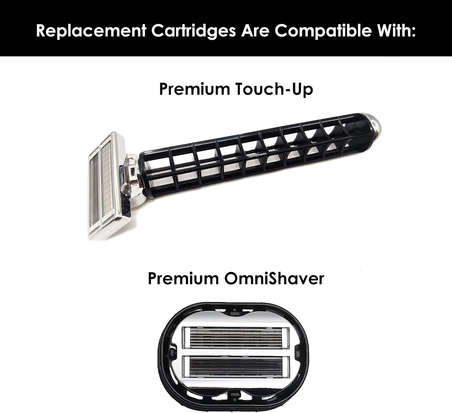 Premium OmniShaver Replacement Razor Cartridge Kit - Image 3