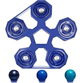 wayofcha Bowling Ball Cup, Rotating Bowling Ball Spinner for Cleaning, Spare Bowling Ball Stand - Effortless Cleaning &amp; Polishing with 360&deg; Rotation | Bowling Ball Holder for All Major Balls