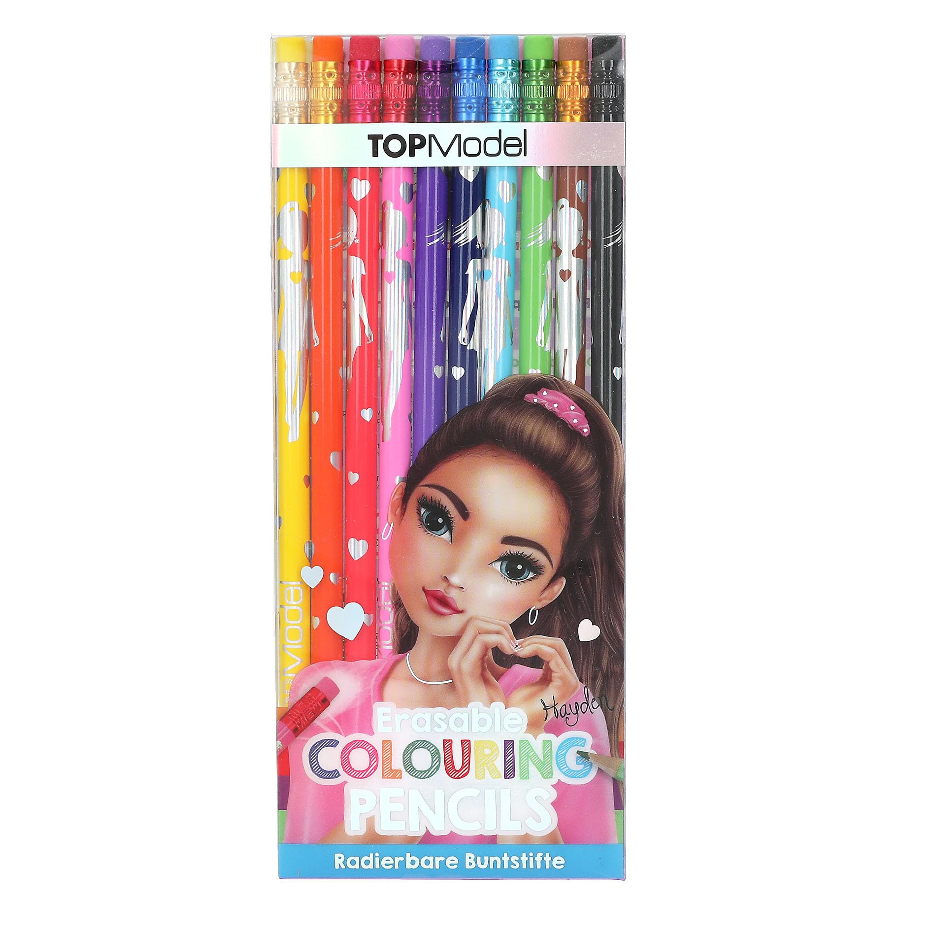 Depesche Topmodel Erasable Colouring Pencil Set