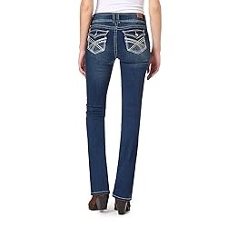 WallFlower Women's Luscious Curvy Bootcut Mid-Rise