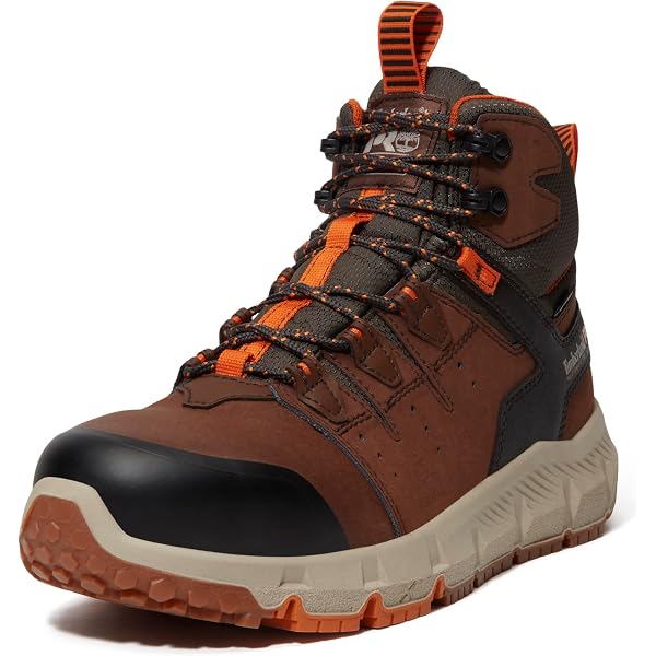 Timberland PRO Switchback 6 Composite Toe Boots US 7.5 M Brown Leather WP EUC Men main image 4