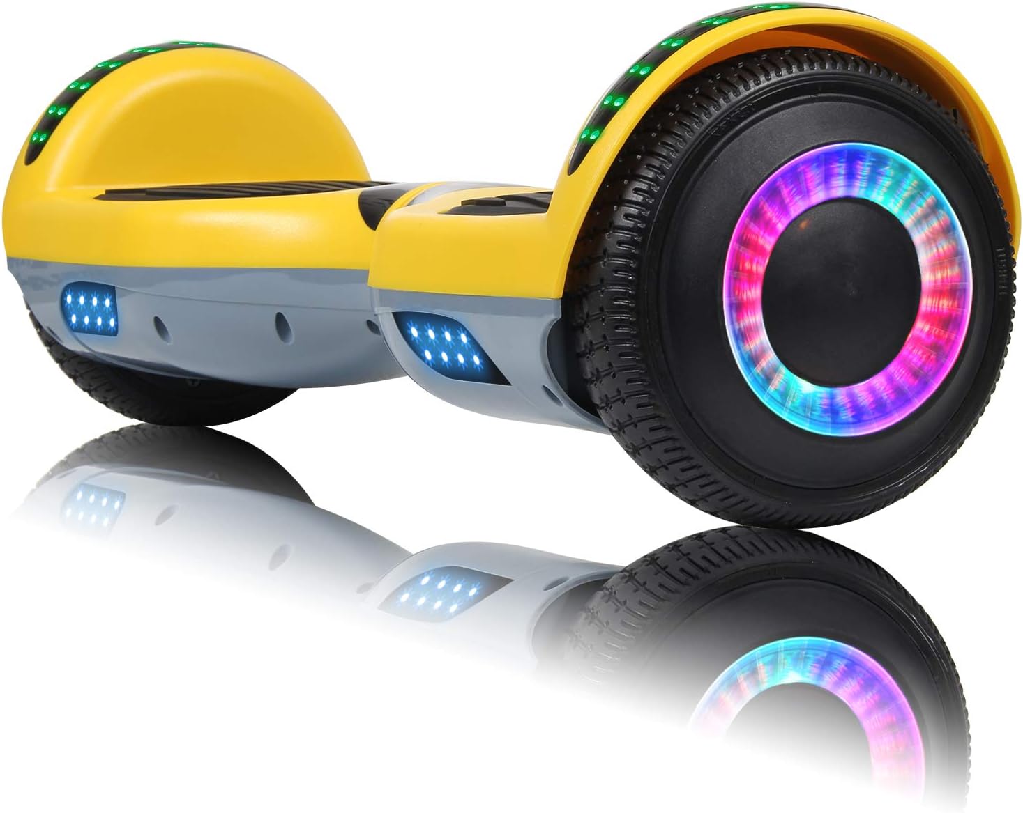 VEVELINE 6.5 inch Hoverboard for Kids Adults w/Bluetooth Speaker - Contrast Color