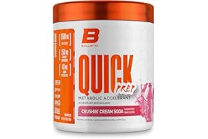 Ballistic Quick Prep Metabolic Accelerant | Thermogenic Fat Burner with 150mg Caffeine | Sensoril Ashwagandha, EAAs + GBB | E