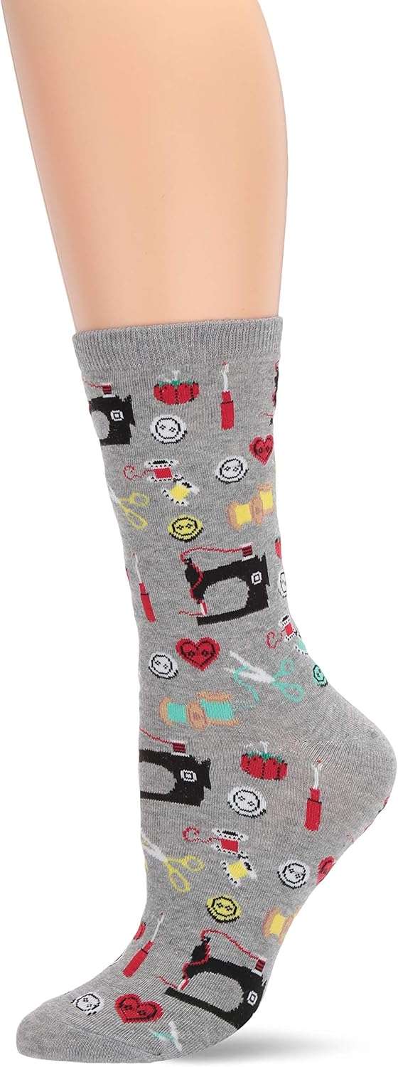 Hot Sox womens Conversation Starter Novelty Casual Crew Socks at  Women’s Clothing store