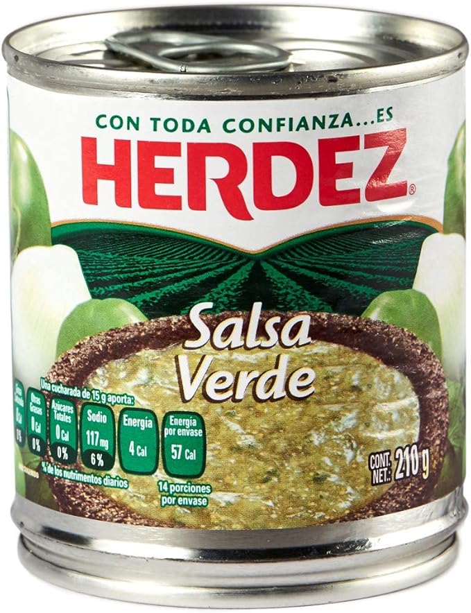 Herdez Salsa Verde 210 G Amazon.es Alimentación y bebidas