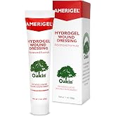 AMERIGEL Hydrogel Wound Dressing | Moist Wound Healing Gel for Cuts &amp; Abrasions, Venous Stasis or Diabetic Foot Ulcers, Pressure Ulcers Stage I-IV, and Skin Irritation (1 oz)