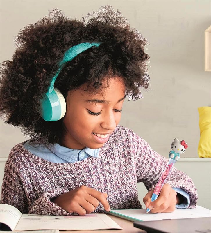 Idea - Laboratorio delle Penne Hello Kitty, Kit Creativo per Bambini 6+ Anni, con 25+ Accessori e 5 Penne Personalizzabili con Personaggi, Lingua Italiana, 18276