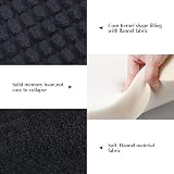 BVAGSS Memory Foam Dog Bed Mat 91x58cm Dark Grey Reversible Plush Velvet view 2