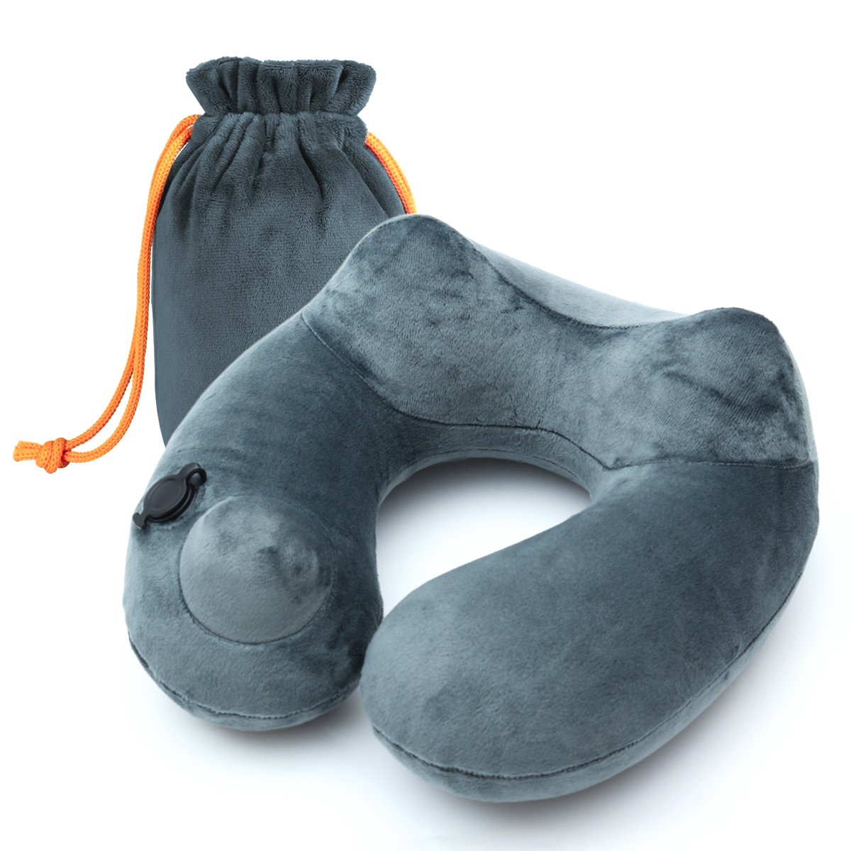 Travel Pillow, Inflatable Neck Pillow Support for Airplane, Compact